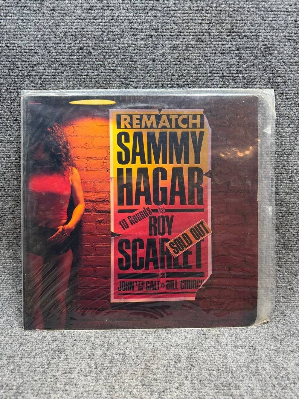 Vintage Sammy Hagar – Rematch LP 1984 Capitol Records Rock Vinyl